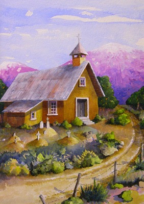 Country Church, New Mexico - A
