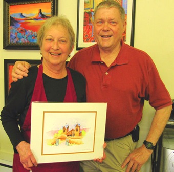 Darlene with Chimayo Painting
