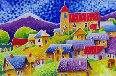 New Mexico Village - Joan Close