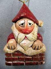 Santa in Chimney