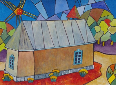 White Church in Brown - A - NMCII