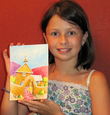 Jasmine's Arroyo Hondo Painting