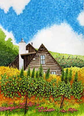 Washington Gulch Log Home - For Blog