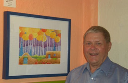 Bob with Painting - B