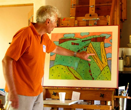 Stephen with Painting - B