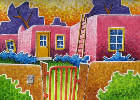 Pink Adobe on Ledoux